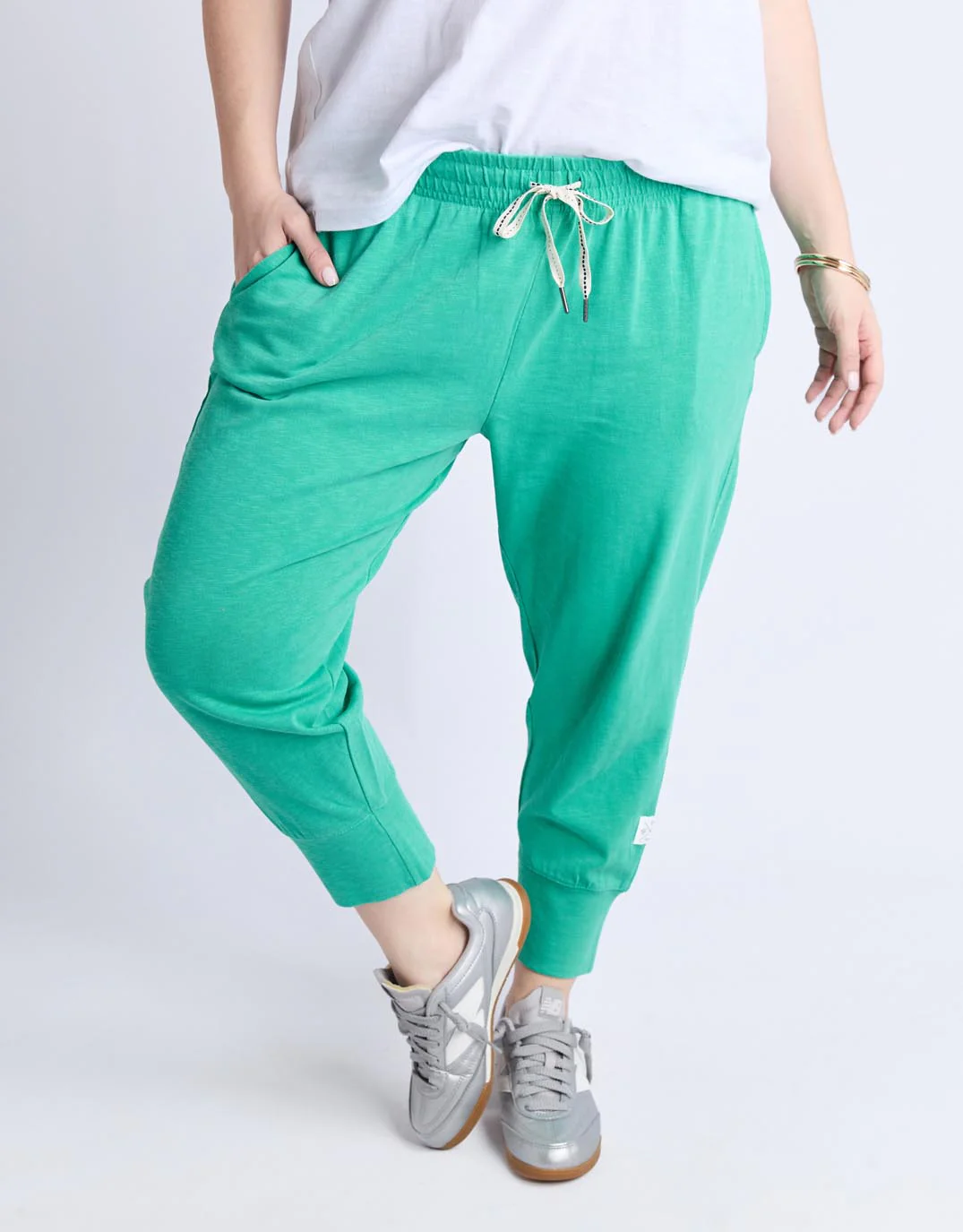 3/4 Brunch Pant - Gumdrop Green