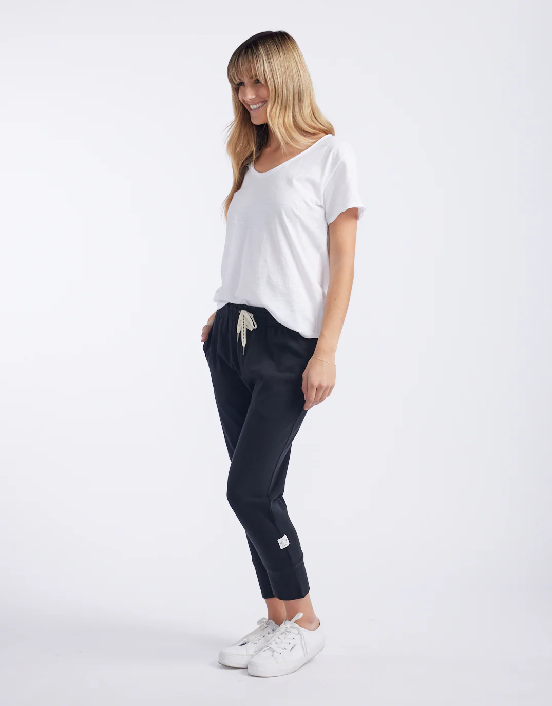 3/4 Brunch Pants - Black - Image 4