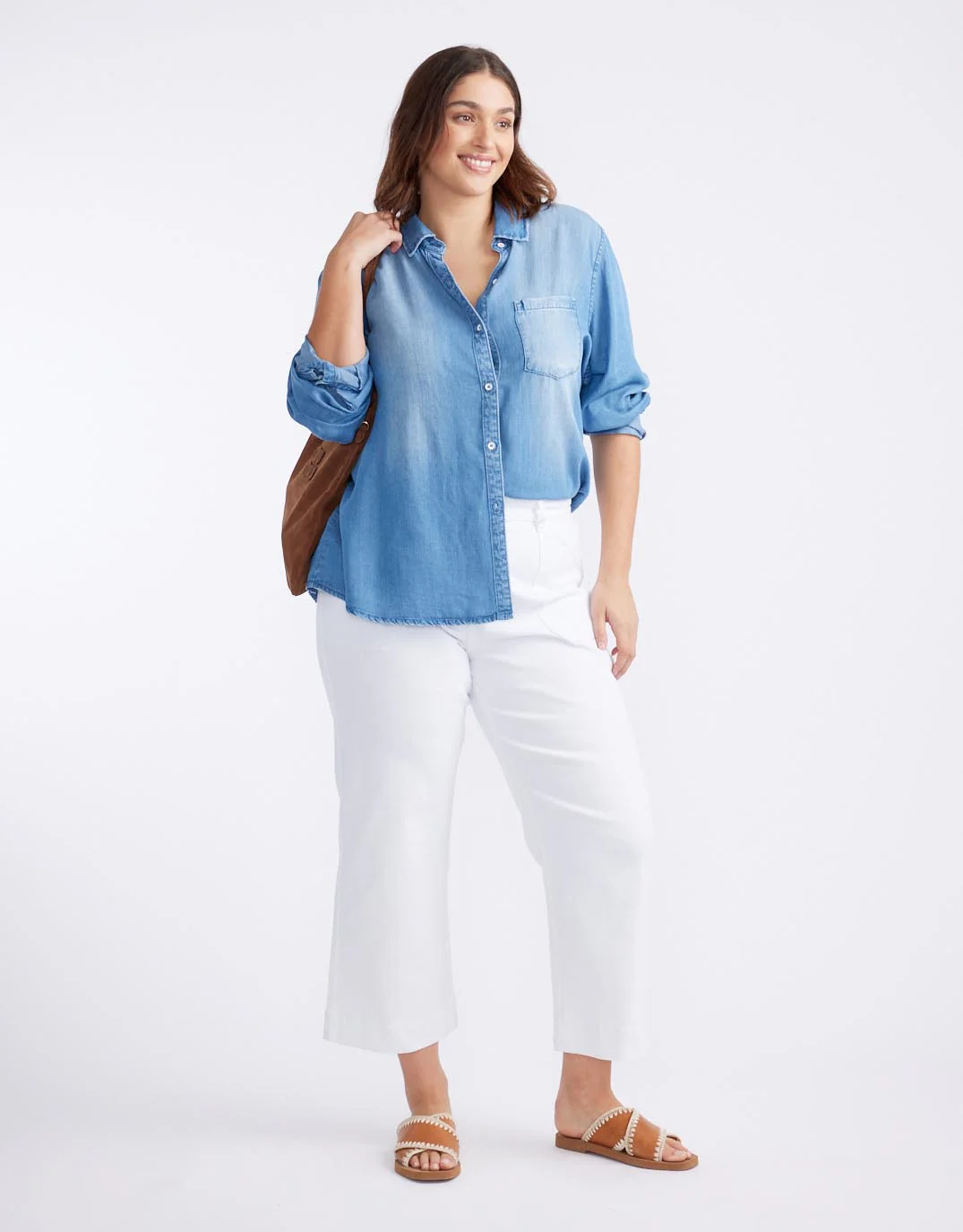 Ava Vintage Shirt - Denim - Image 14