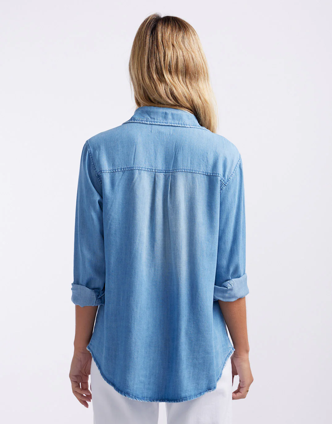 Ava Vintage Shirt - Denim - Image 18