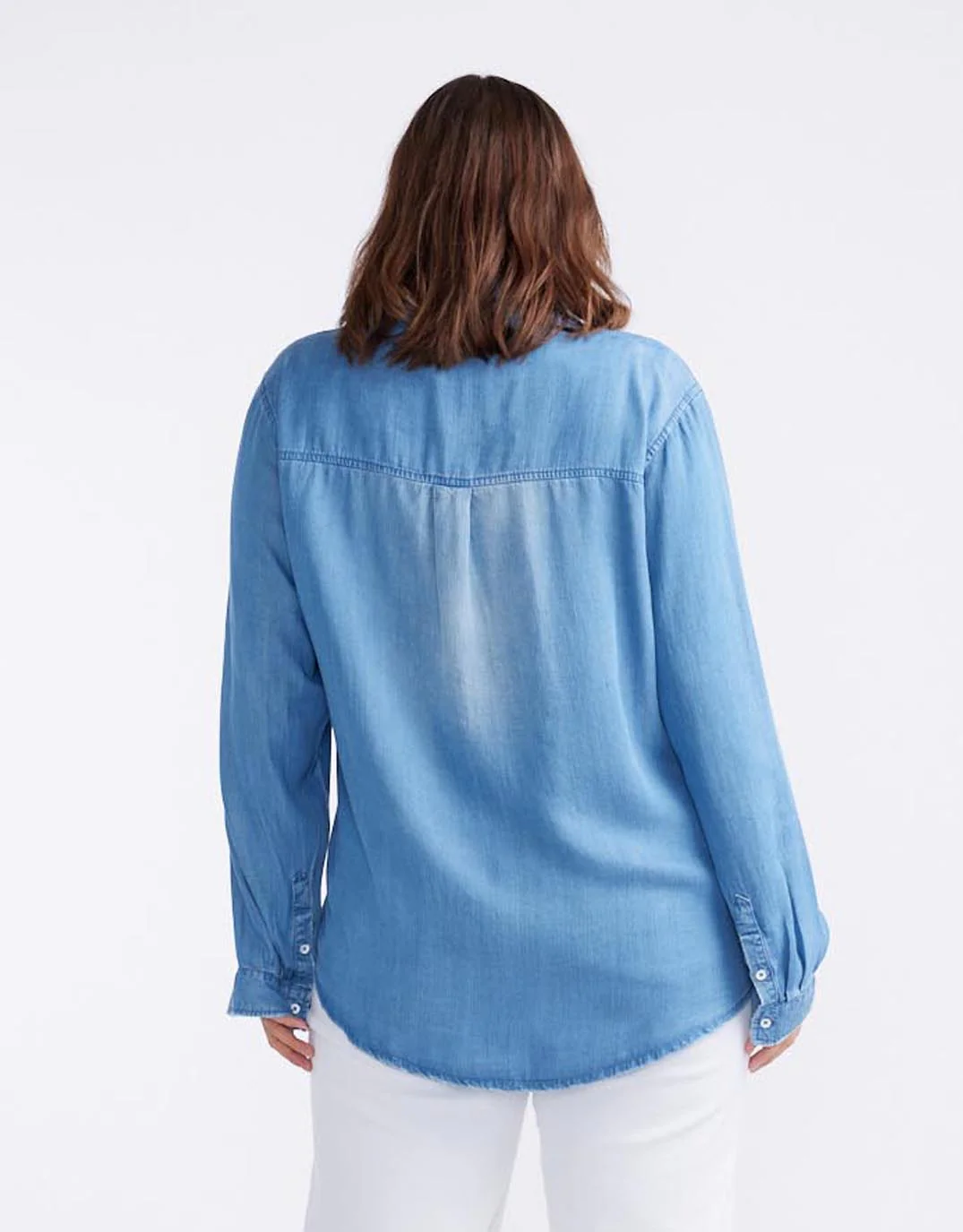 Ava Vintage Shirt - Denim - Image 19