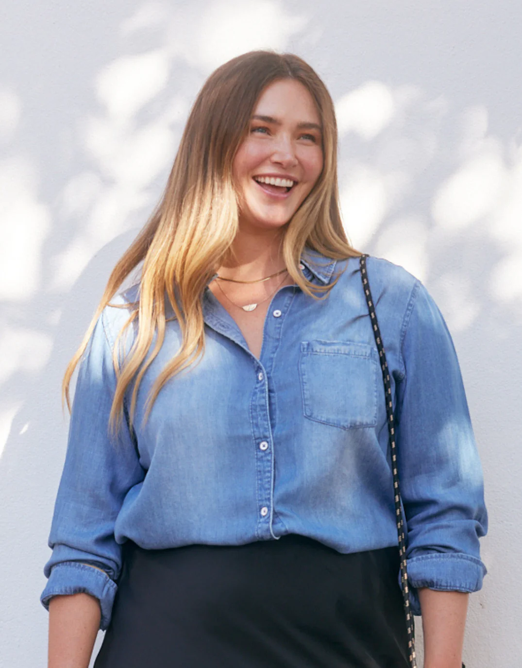 Ava Vintage Shirt - Denim - Image 2