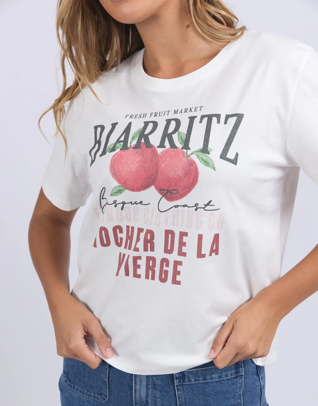 Biarritz Tee - Vintage White - Image 5