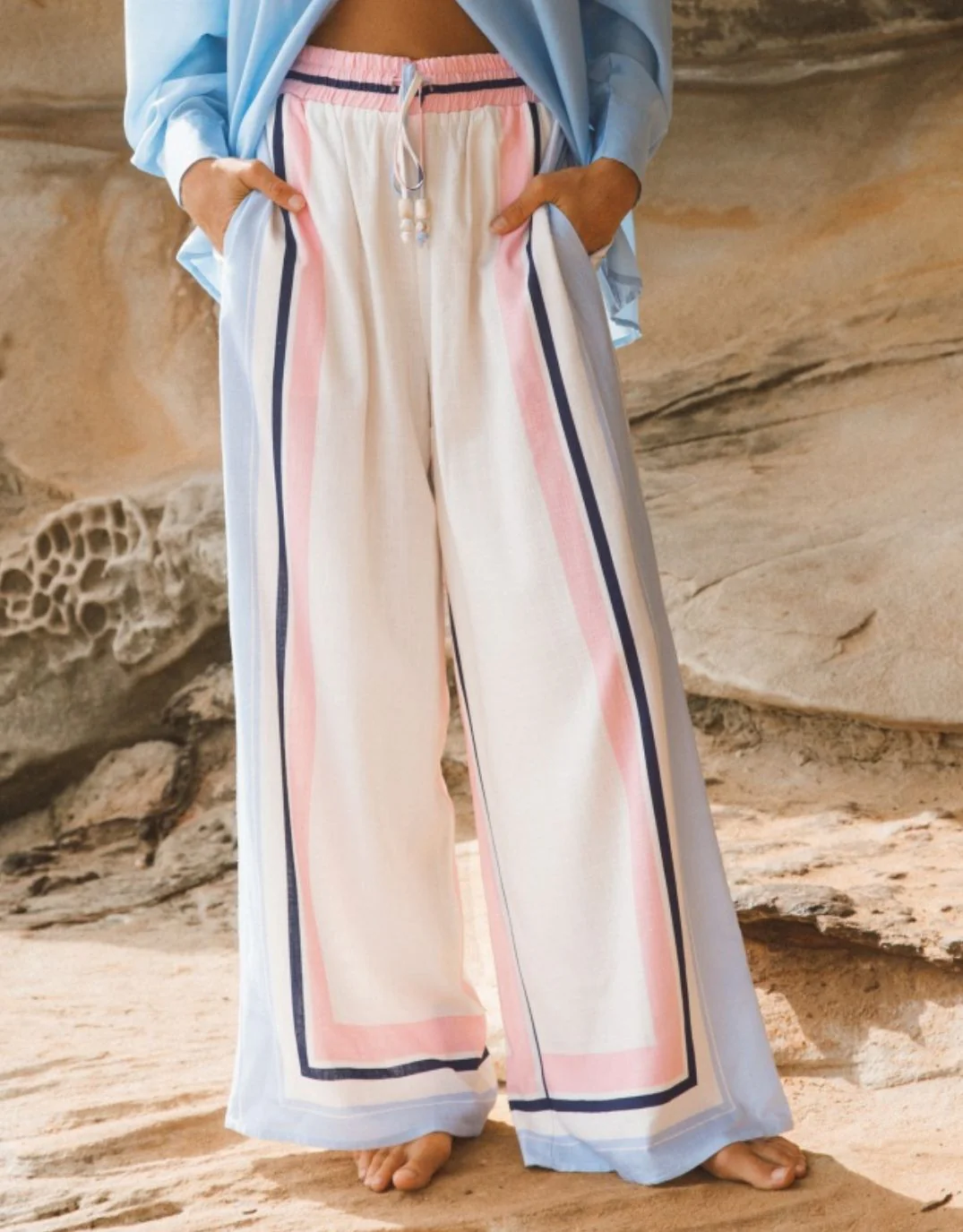 Clarabelle Wide Leg Pant - Multi