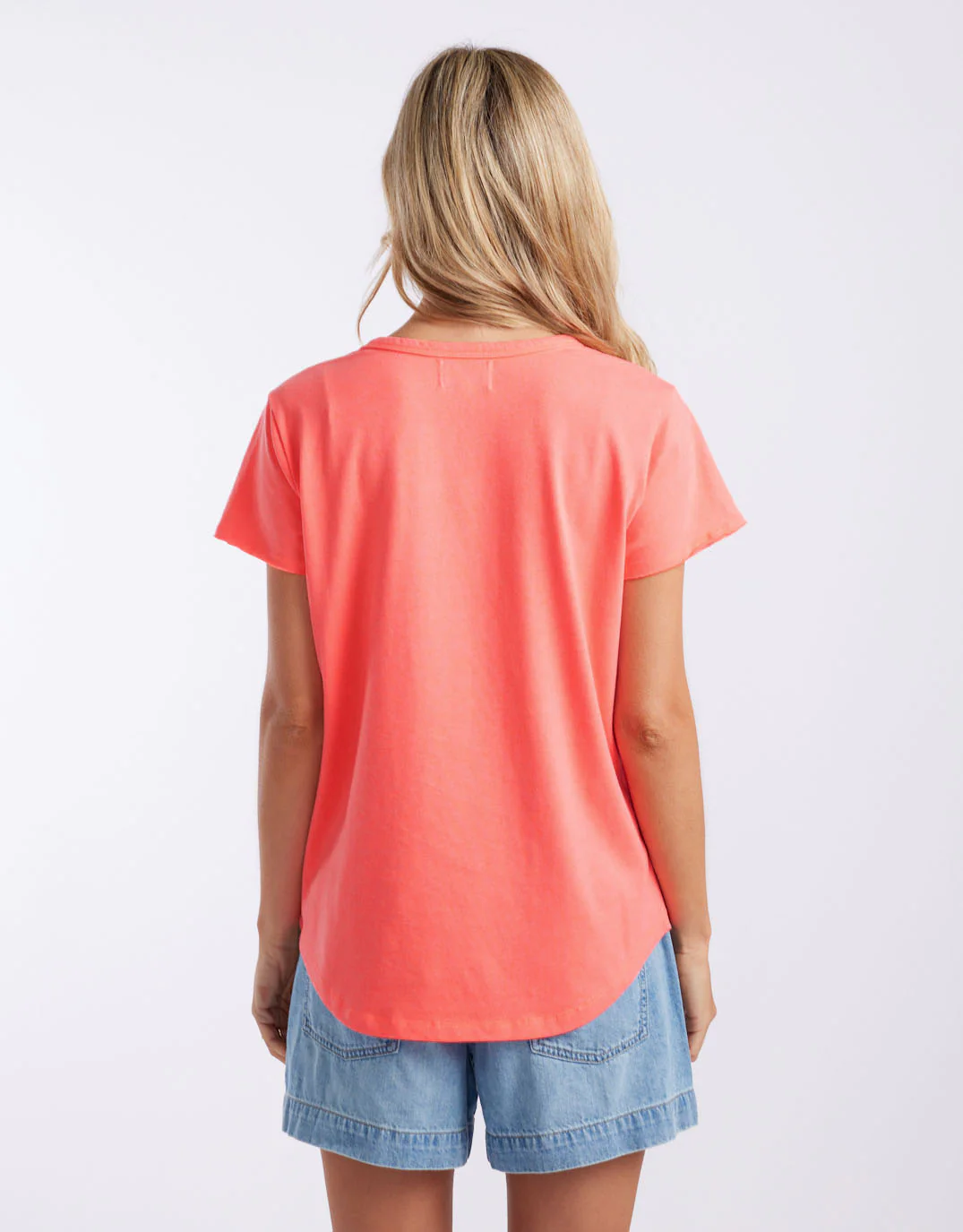 Club Tropez Round Neck Tee - Watermelon - Image 5