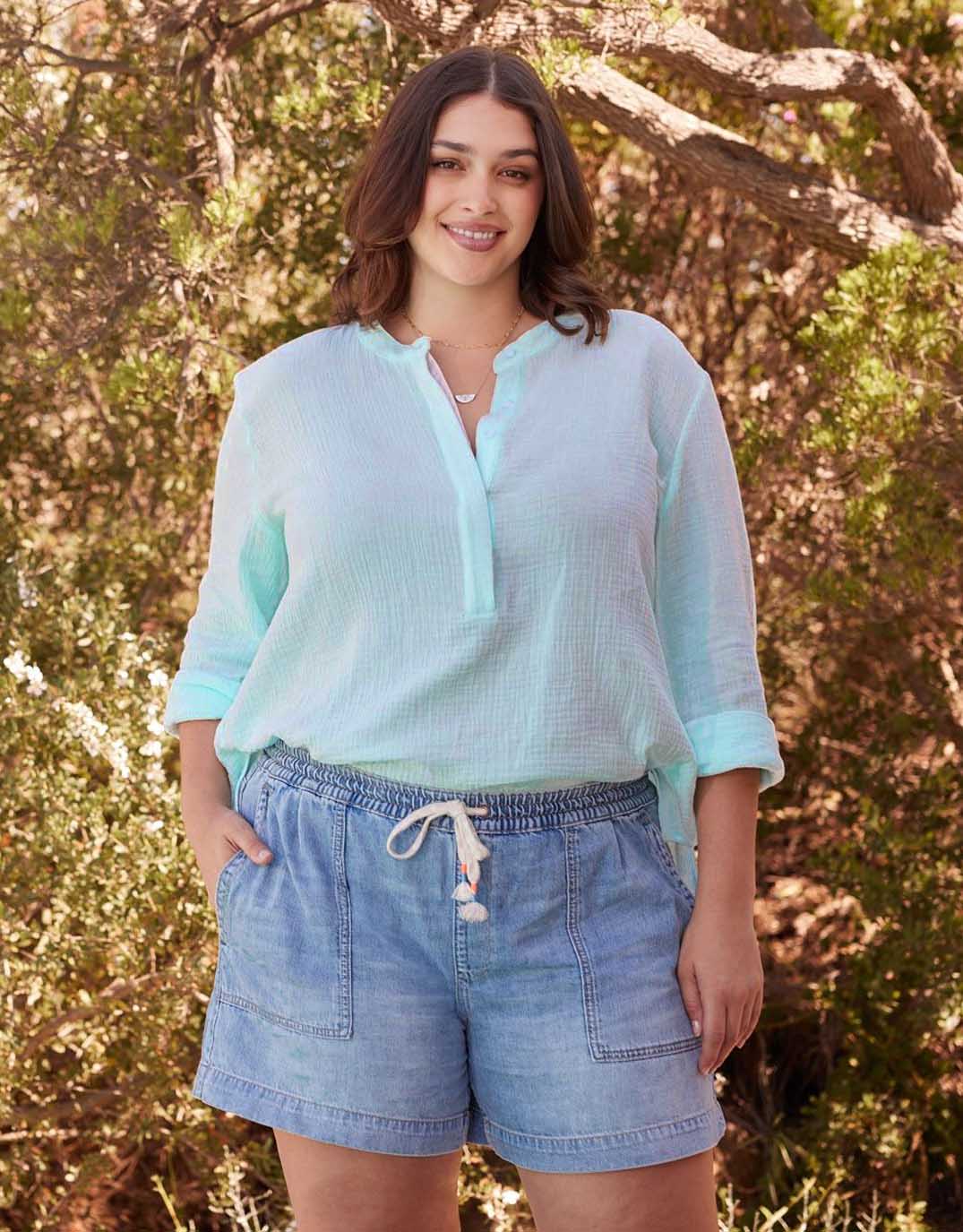 Coco Denim Short - Mid Wash - Image 13