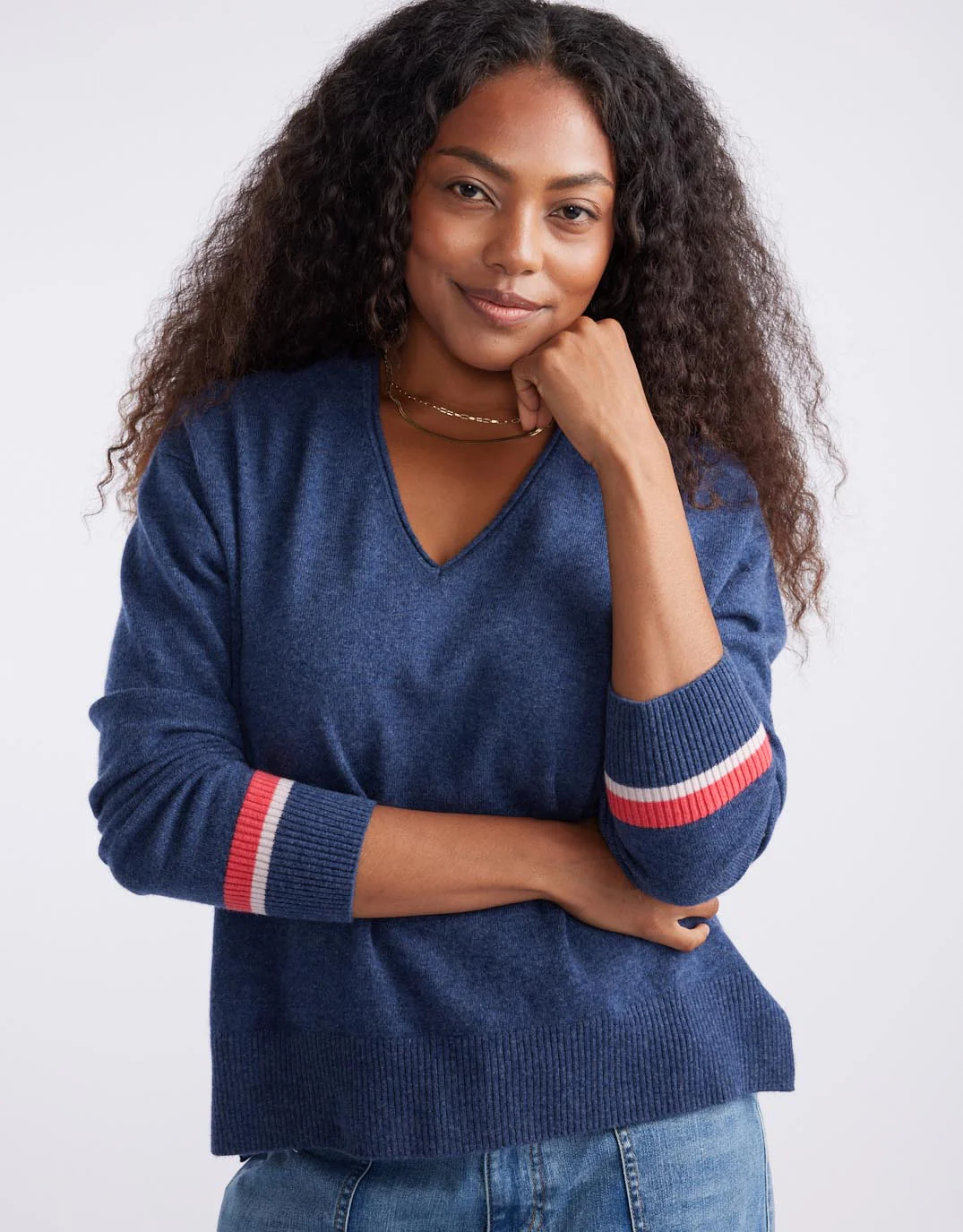 Como Wool Cashmere Knit - Denim