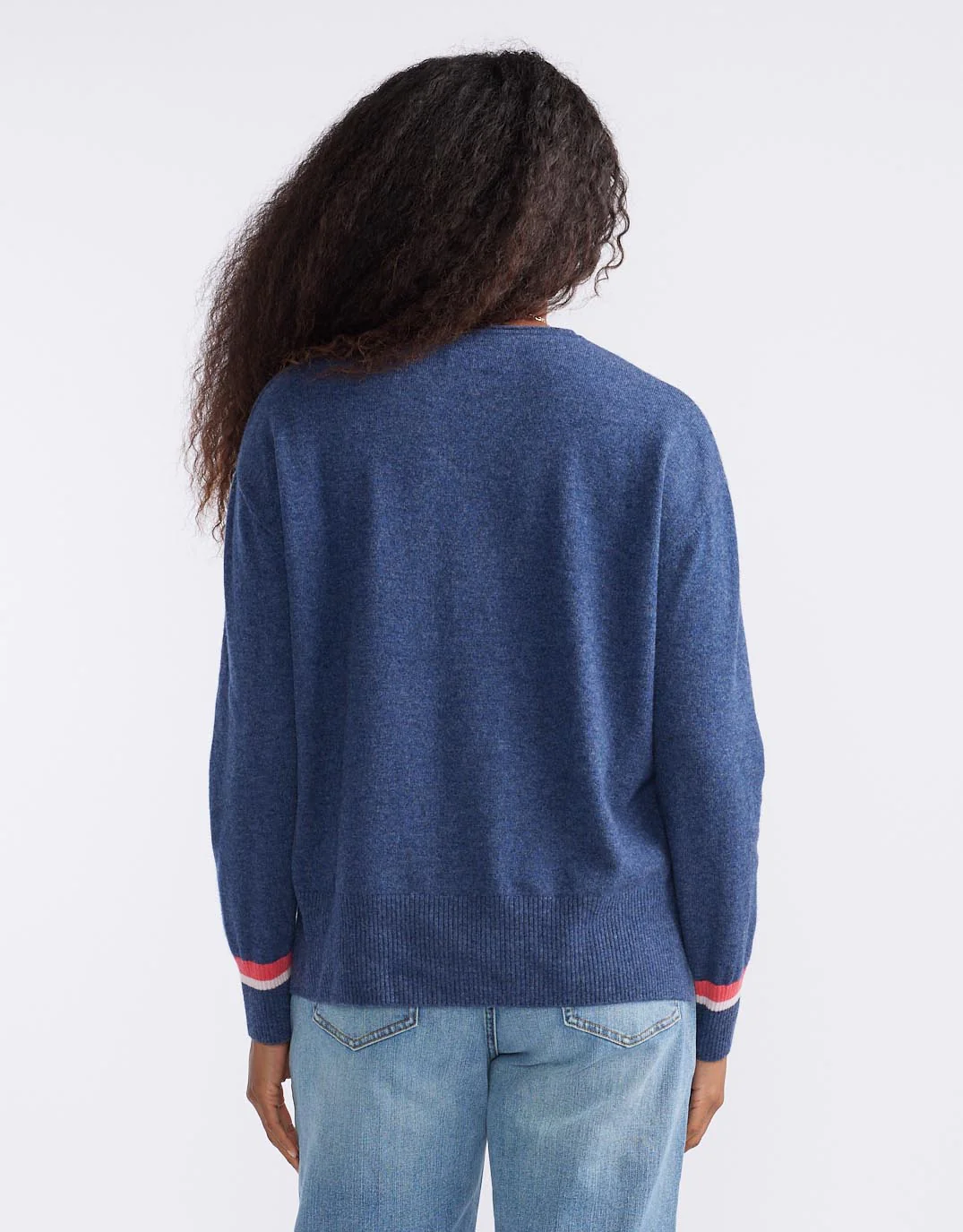 Como Wool Cashmere Knit - Denim - Image 6