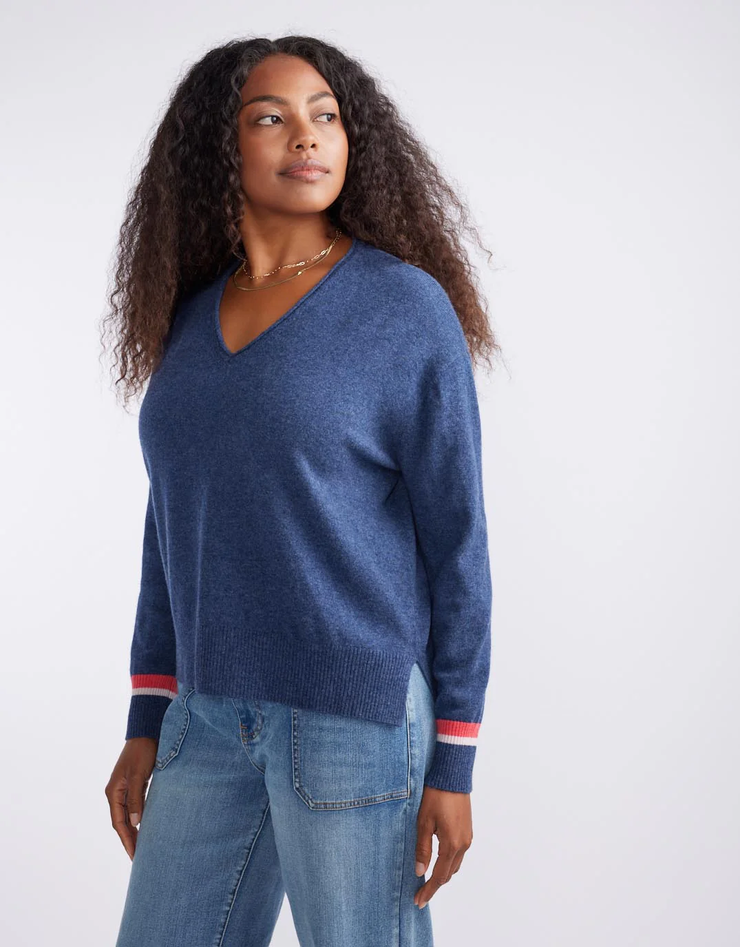 Como Wool Cashmere Knit - Denim - Image 7