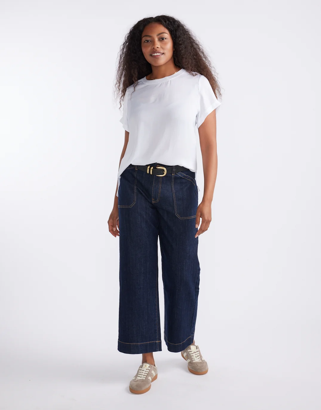 Drape Tee - White