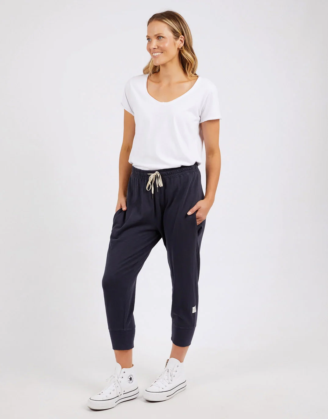 3/4 Brunch Pants - Navy - Image 6