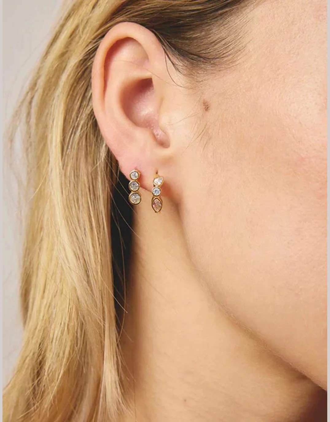 Florentina Studs - Gold - Image 2