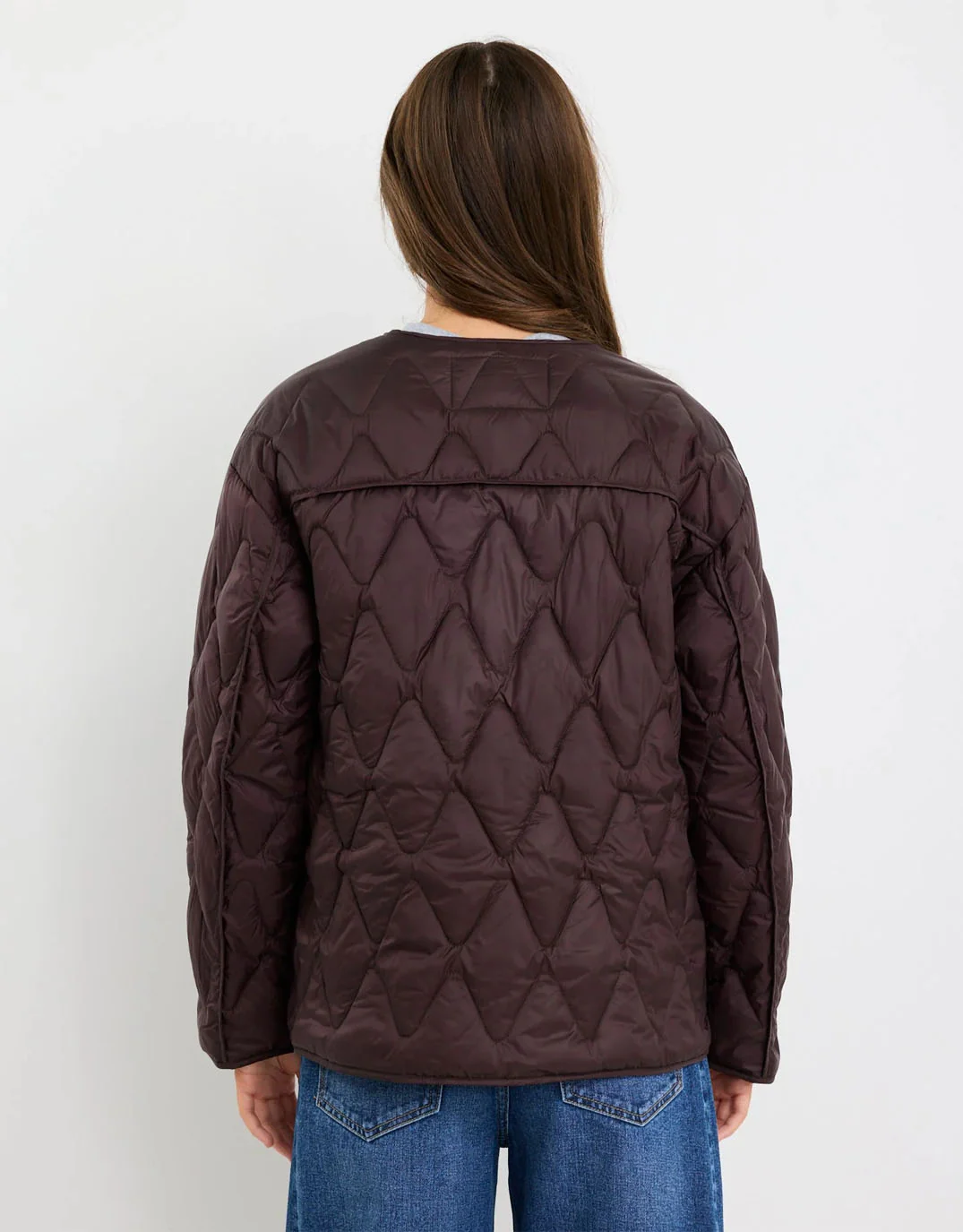 Frankly Puffer Jacket - Chocolate - Image 5