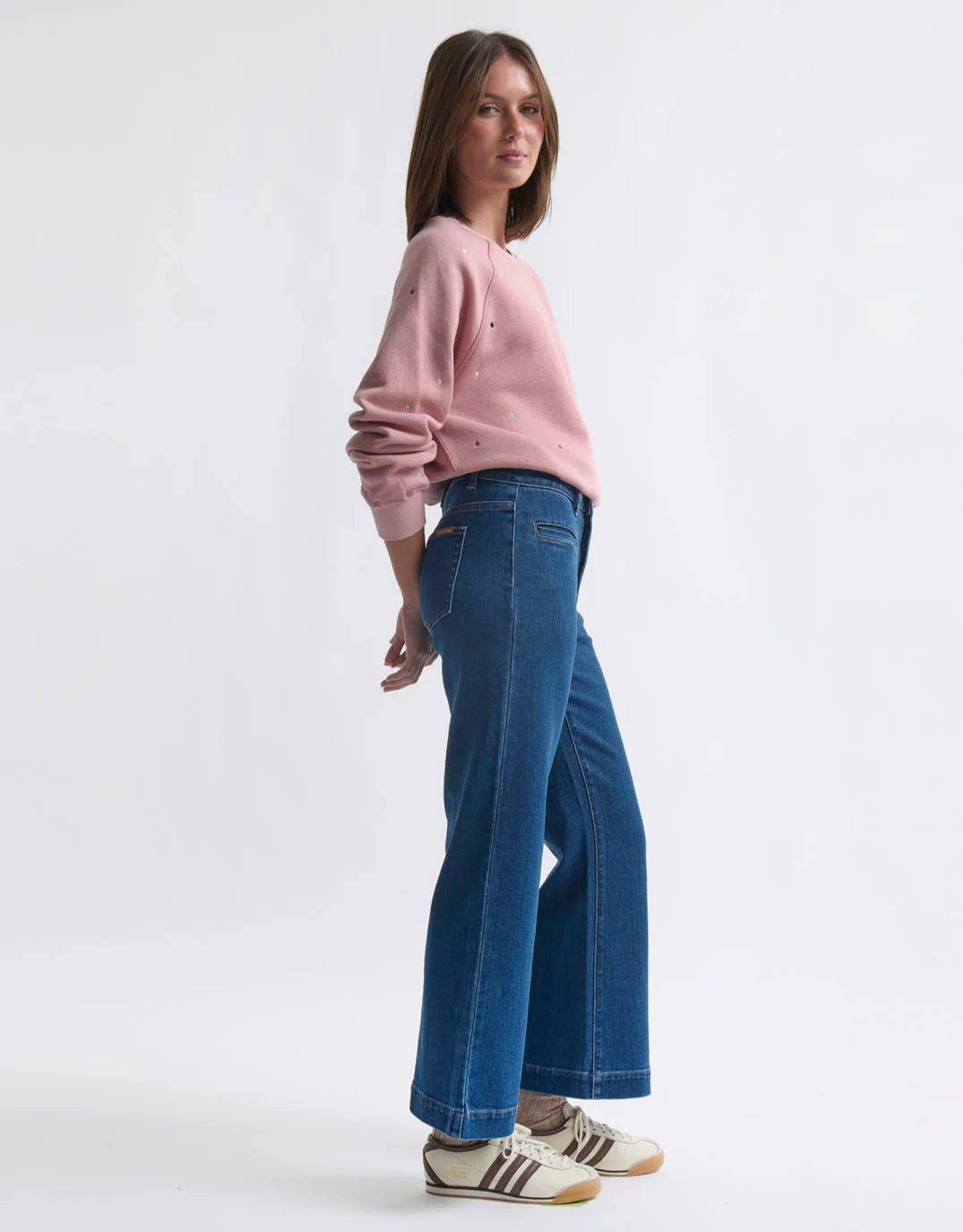 Freya Welt Pocket Jean - Brentwood Blue - Image 2