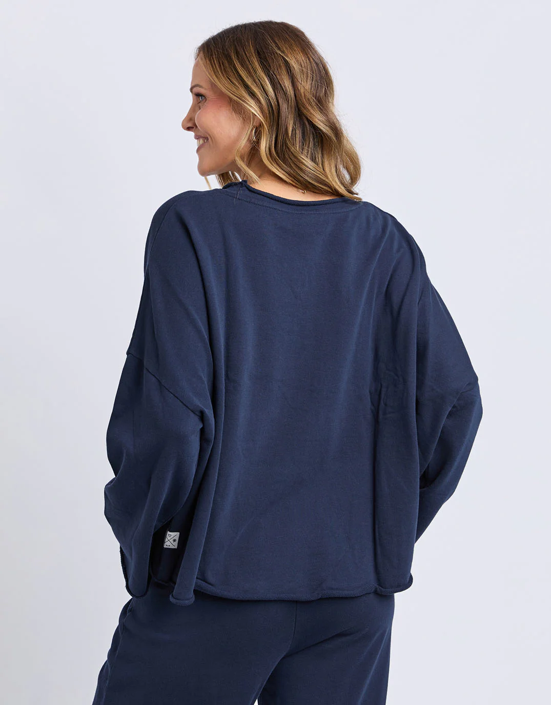 Gab Long Sleeve Sweat - Dark Sapphire - Image 10