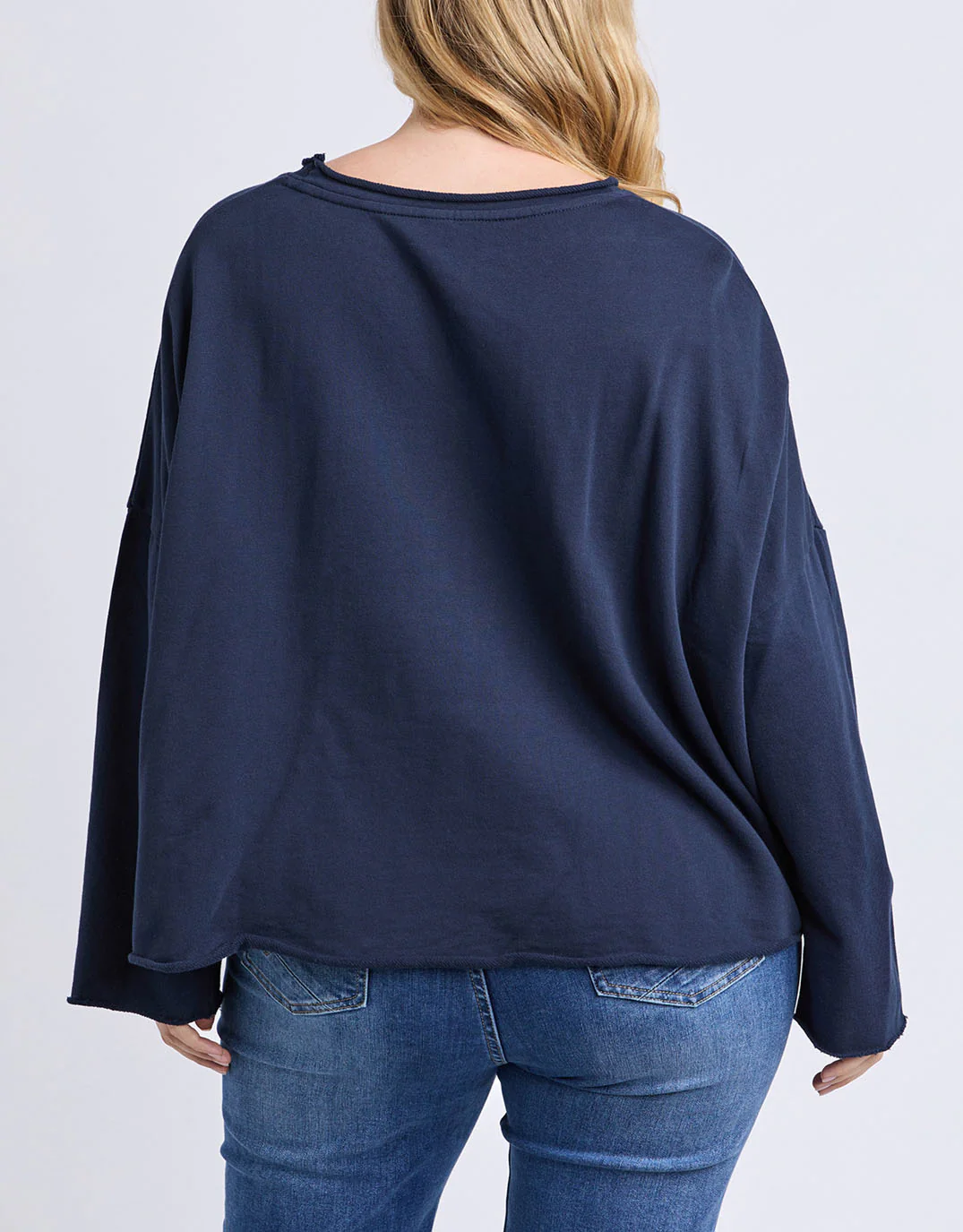 Gab Long Sleeve Sweat - Dark Sapphire - Image 12