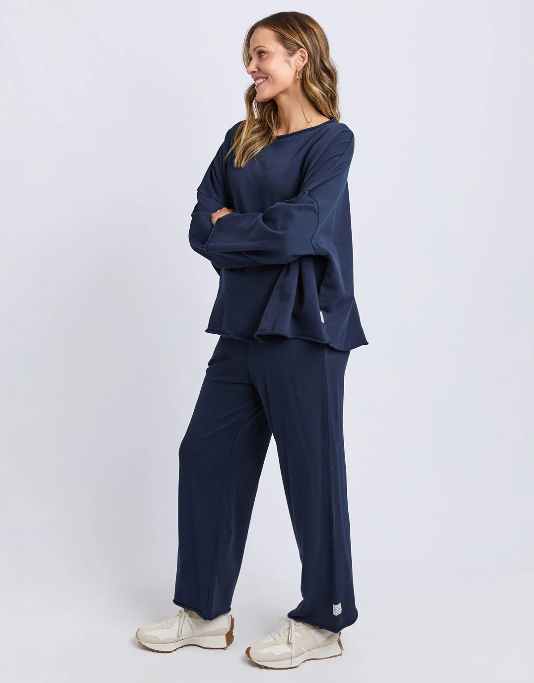 Gab Long Sleeve Sweat - Dark Sapphire - Image 6