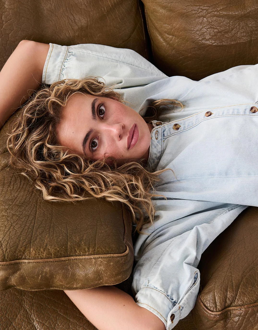 Gabriella Shirt - Sky Blue - Image 4