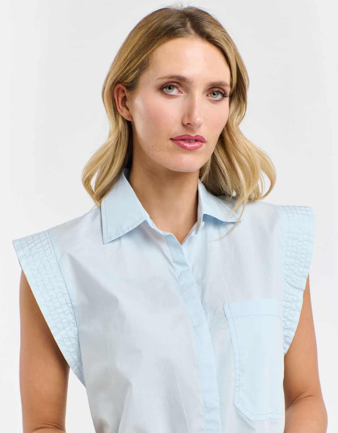 Gigi Shirt - Powder Blue - Image 5