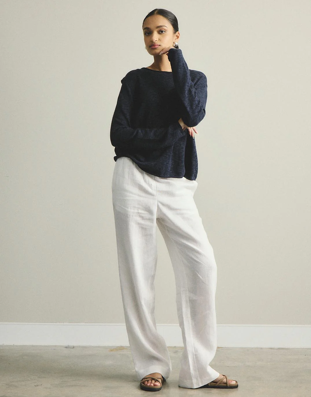 Harper Sweater - Navy - Image 6