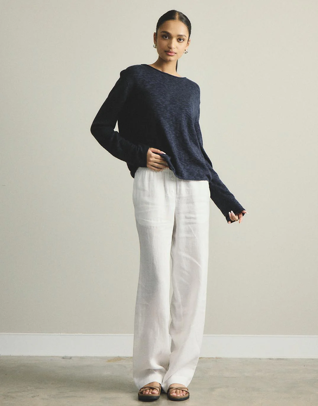 Harper Sweater - Navy - Image 7