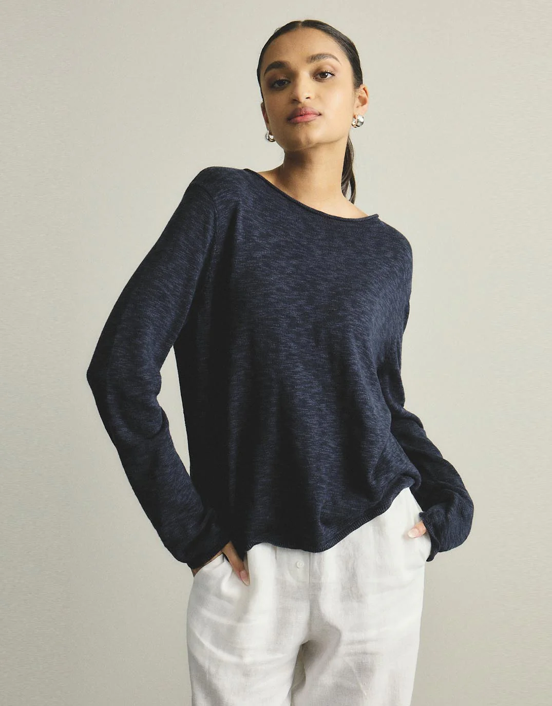 Harper Sweater - Navy - Image 9