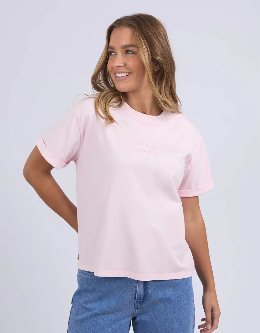 Huntleigh Oversized Tee - Pale Pink