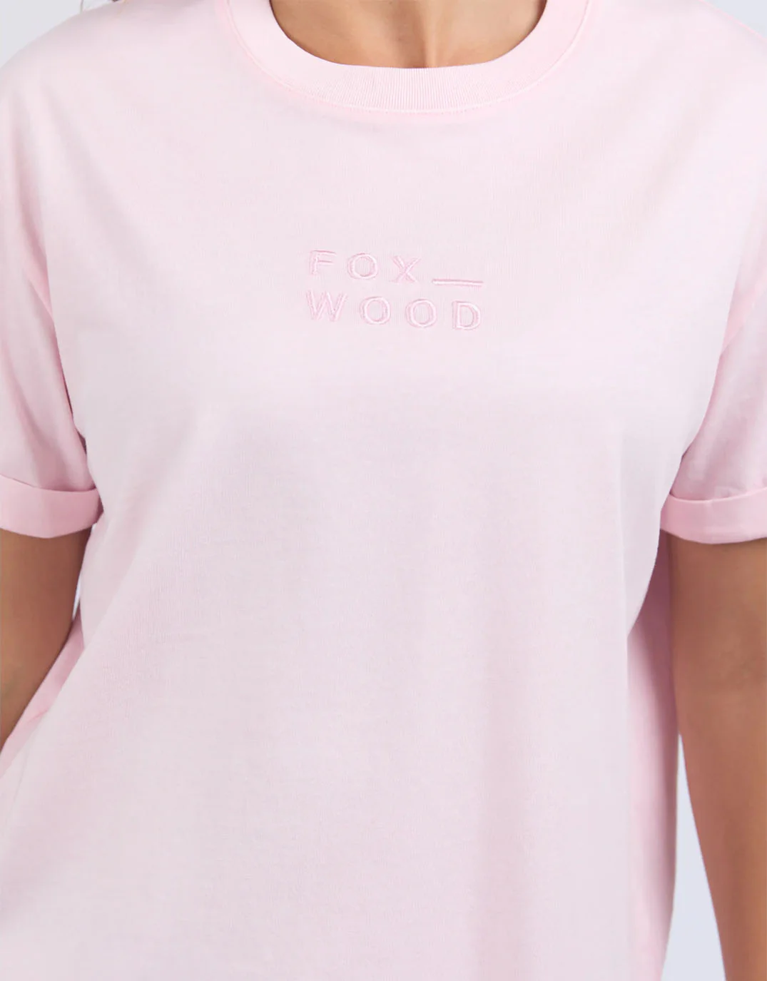 Huntleigh Oversized Tee - Pale Pink - Image 5