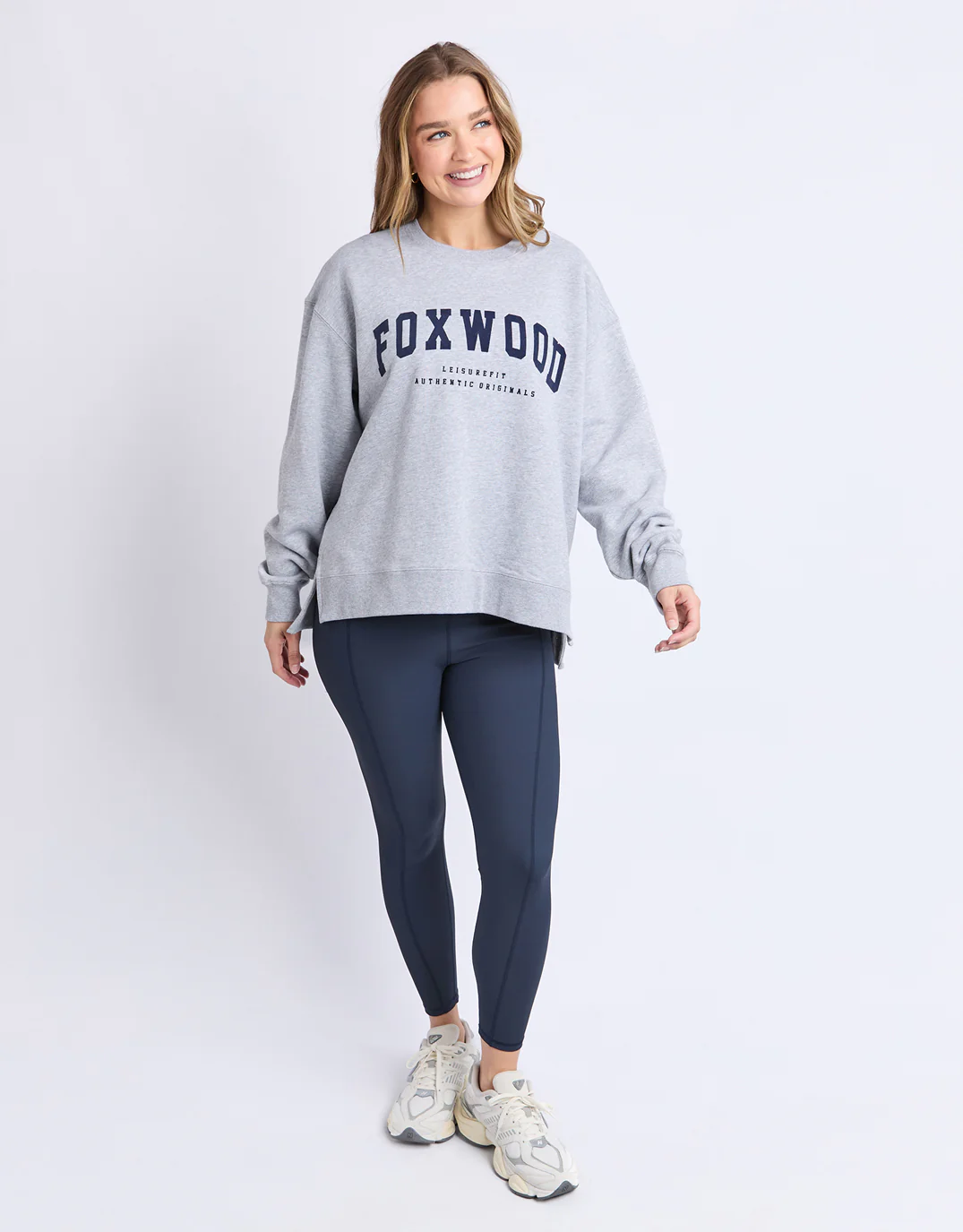 Intention Crew - Grey Marle/Navy - Image 2