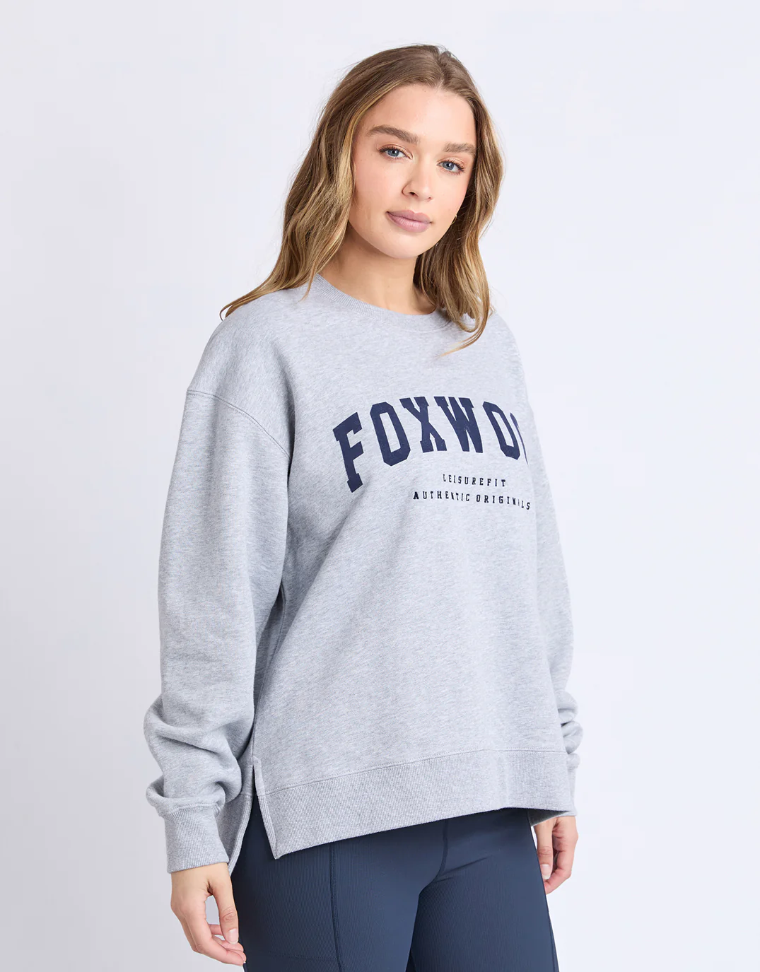 Intention Crew - Grey Marle/Navy - Image 4