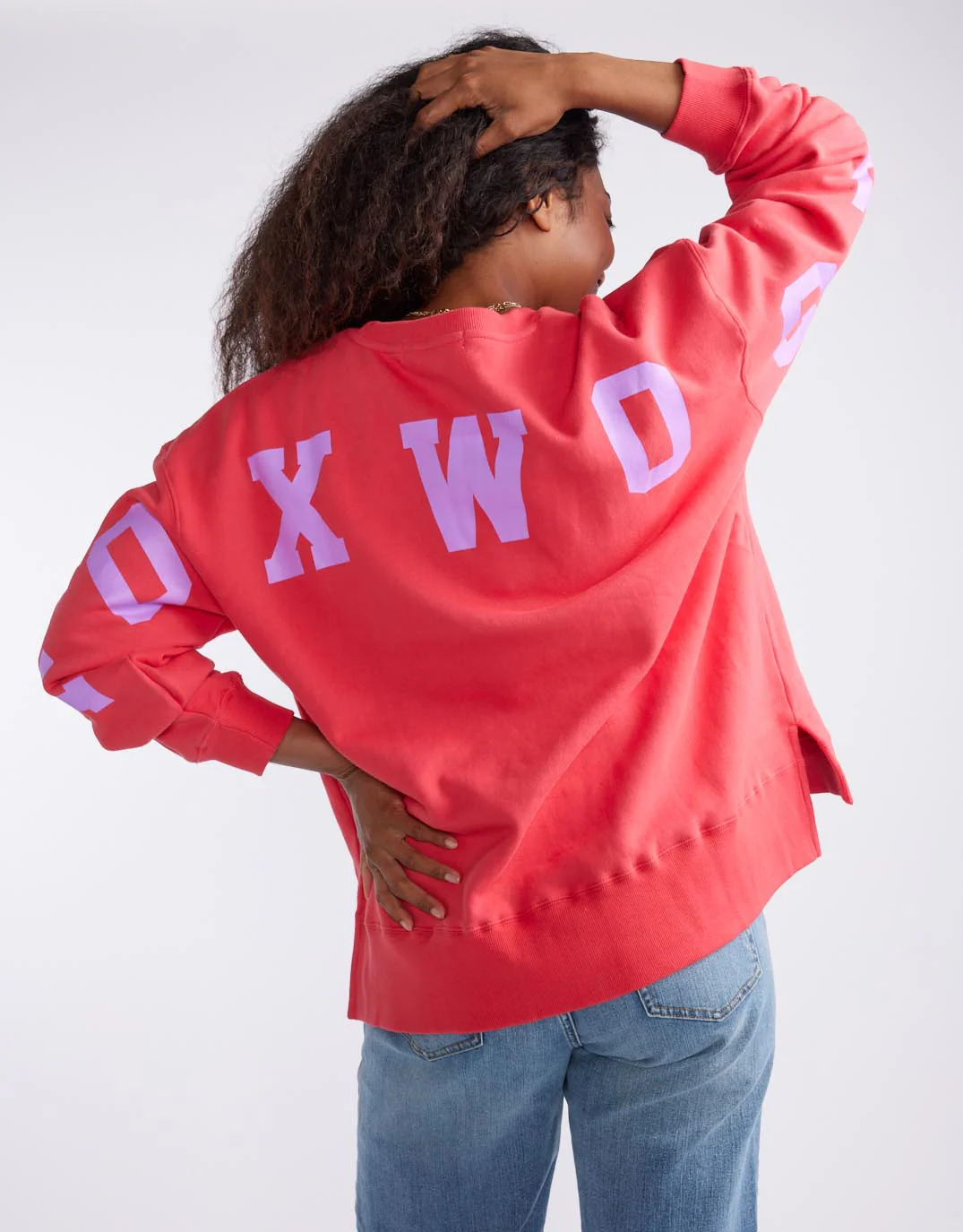 Interval Crew - Raspberry / Neon Lilac - Image 4