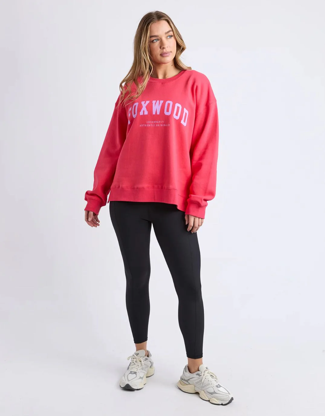 Interval Crew - Raspberry / Neon Lilac - Image 7