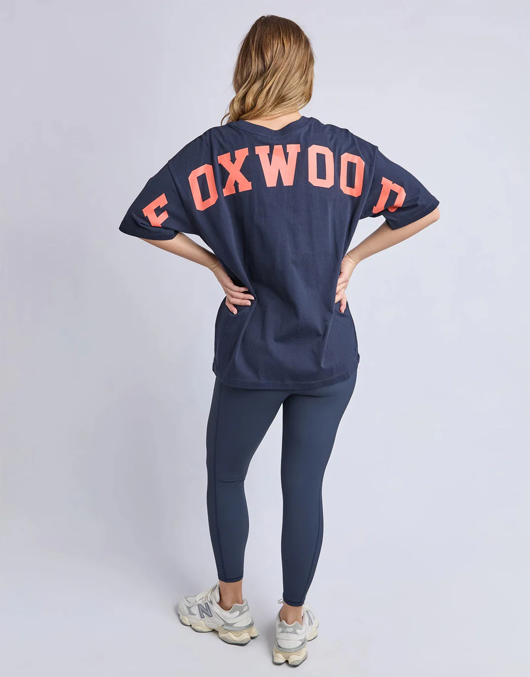 Interval Tee - Navy/Orange - Image 6