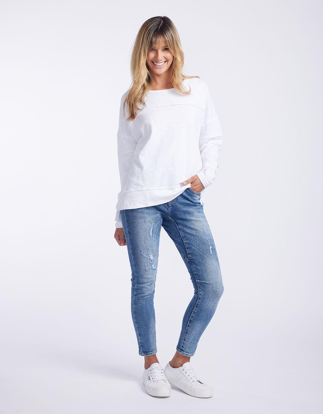 Jayne Throw On Top - White - Image 4