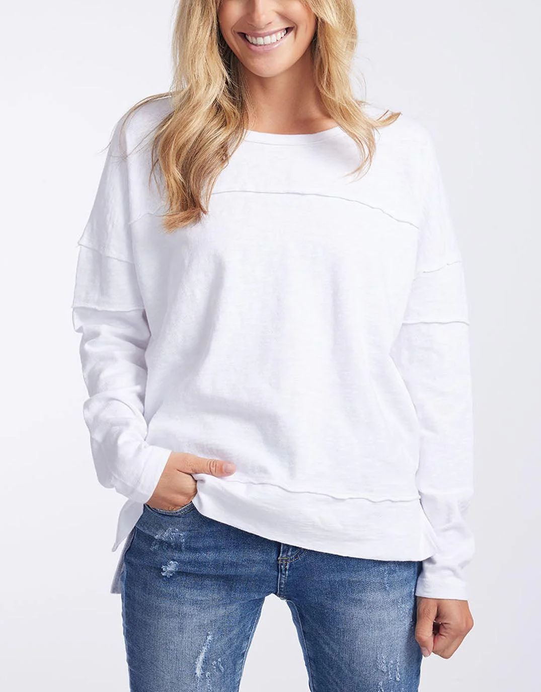 Jayne Throw On Top - White - Image 8