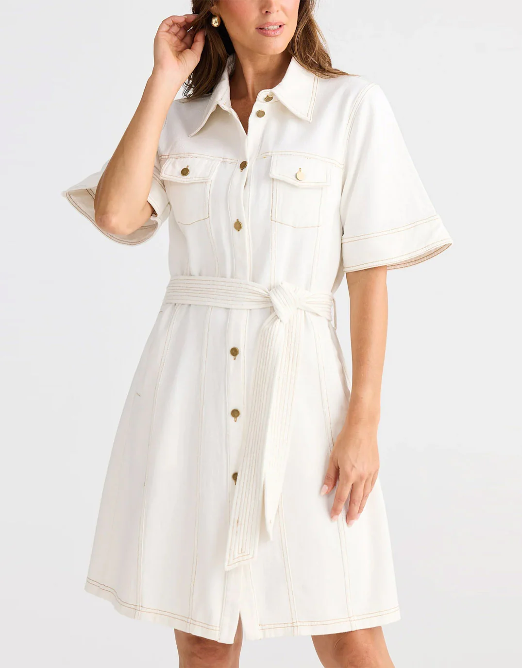 Leroy Dress - Milk - Image 3