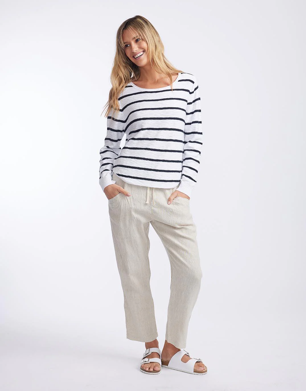 Luxe Linen Pants - Natural - Image 6