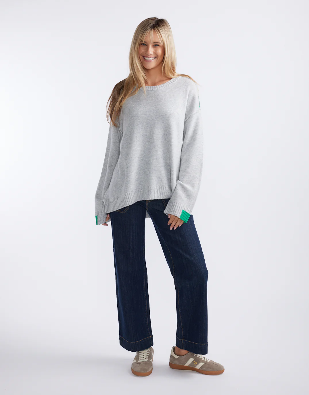 Marais Wool Cashmere Knit - Grey Marle - Image 6
