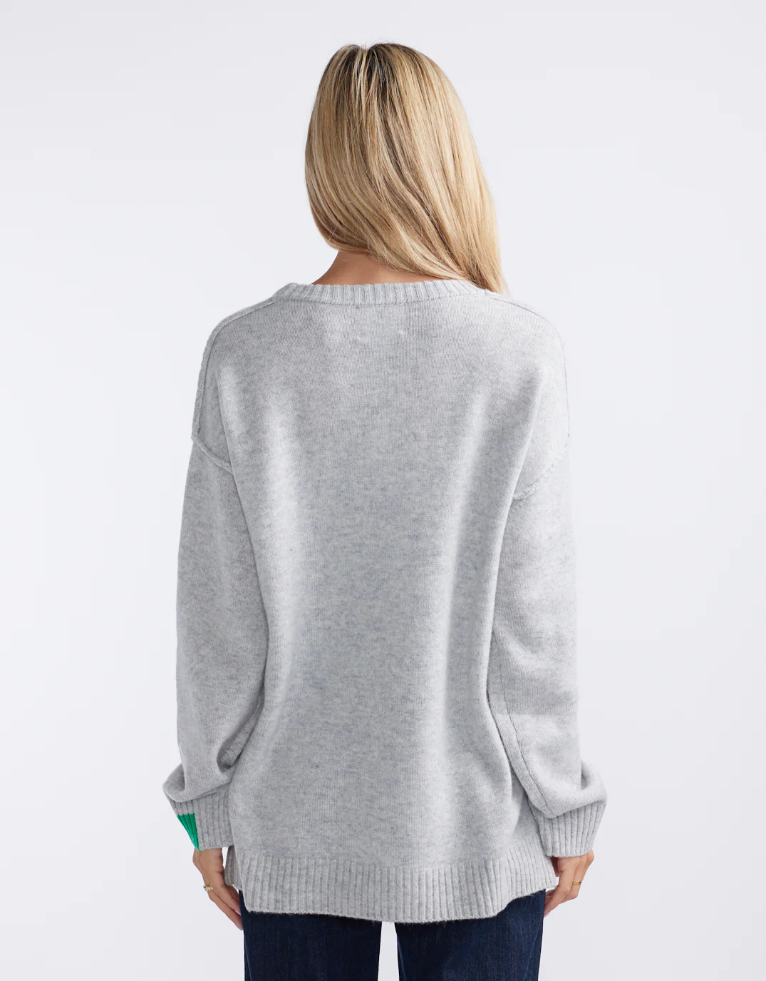 Marais Wool Cashmere Knit - Grey Marle - Image 9