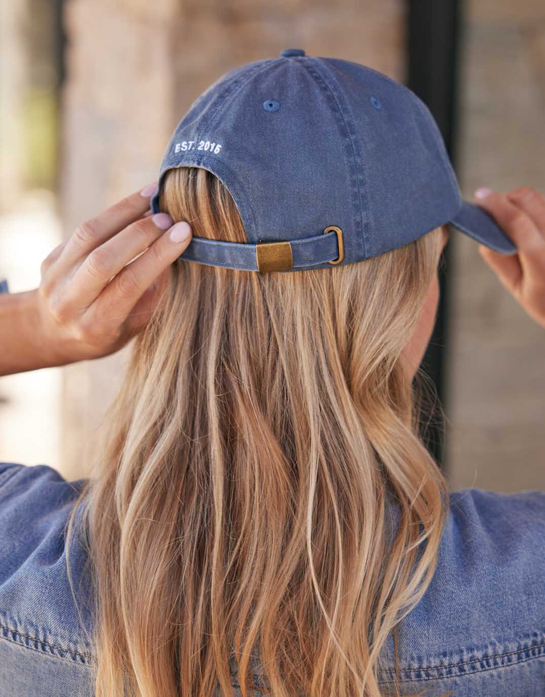 Monogram Cap - Washed Navy - Image 3