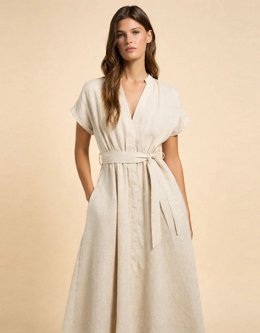 Occasion Dress - Natural - Image 2