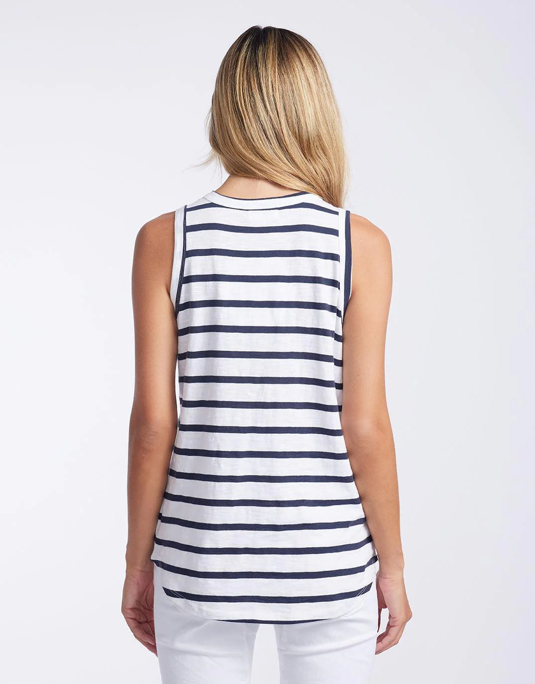 Original Tank - Navy/ White Stripe - Image 11