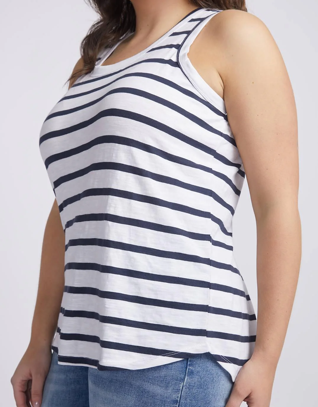 Original Tank - Navy/ White Stripe - Image 9