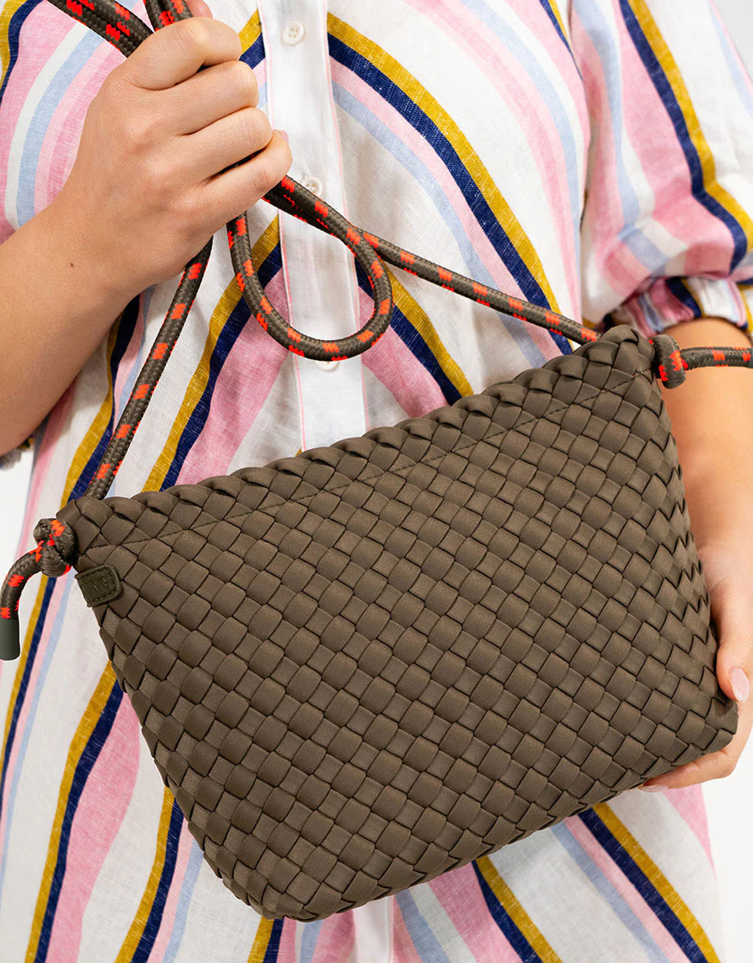 Panama Cross Body Bag - Khaki - Image 12