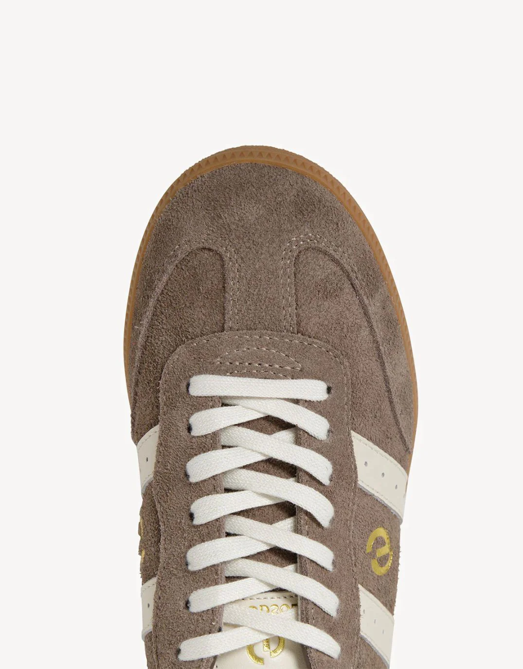 Parallel Suede Sneakers - Walnut Brown/Ivory - Image 9