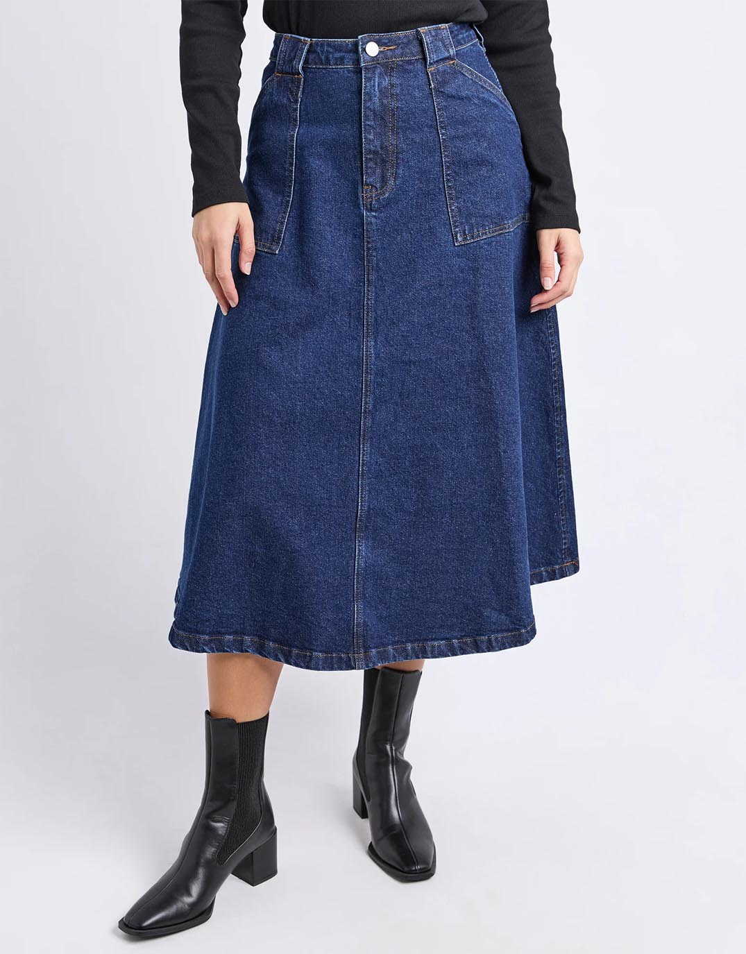 Potter Skirt - Indigo