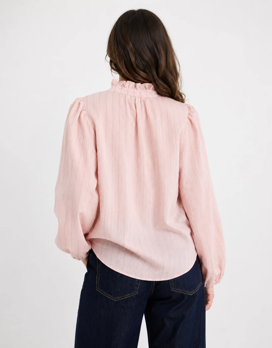 Premise Long Sleeve Top - Blush Stripe - Image 5