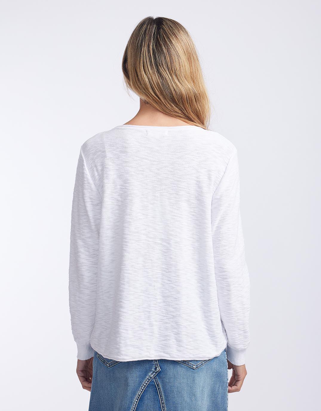 Sacha Cotton Knit - White - Image 6