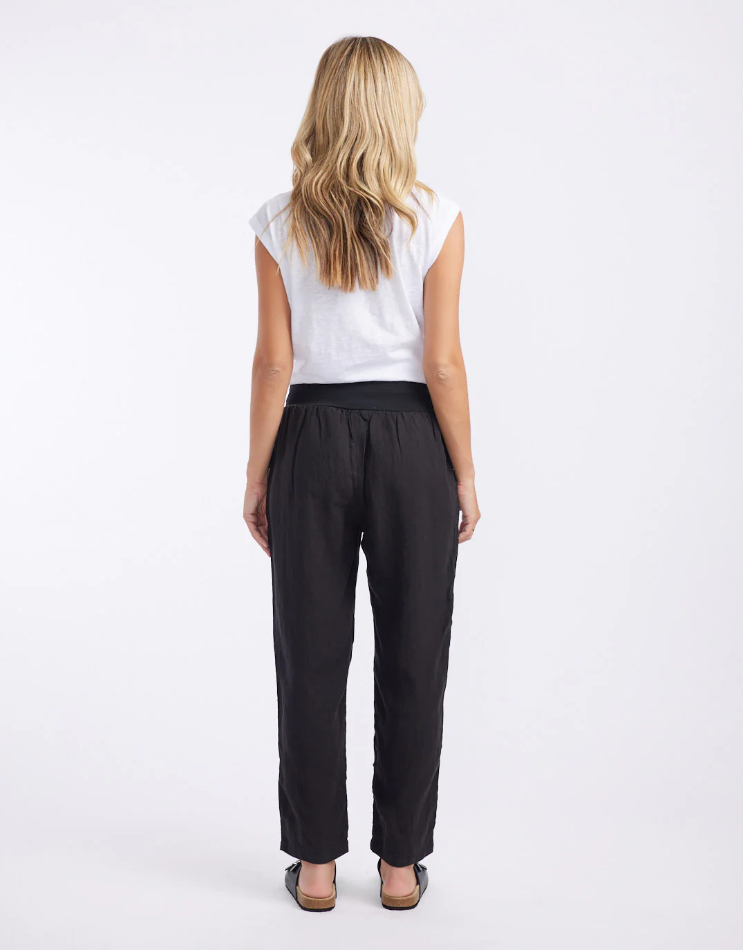 Sorrento Linen Pants - Black - Image 4