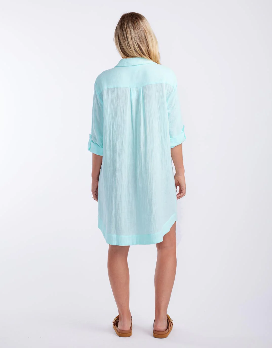St Barts Dress - Seaglass / Ice Pink - Image 6